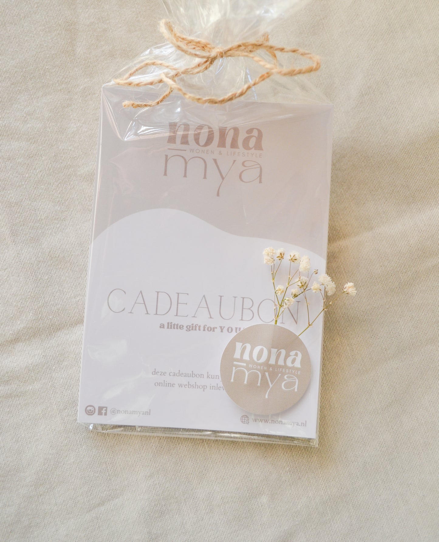 Nona Mya cadeaubon digitaal