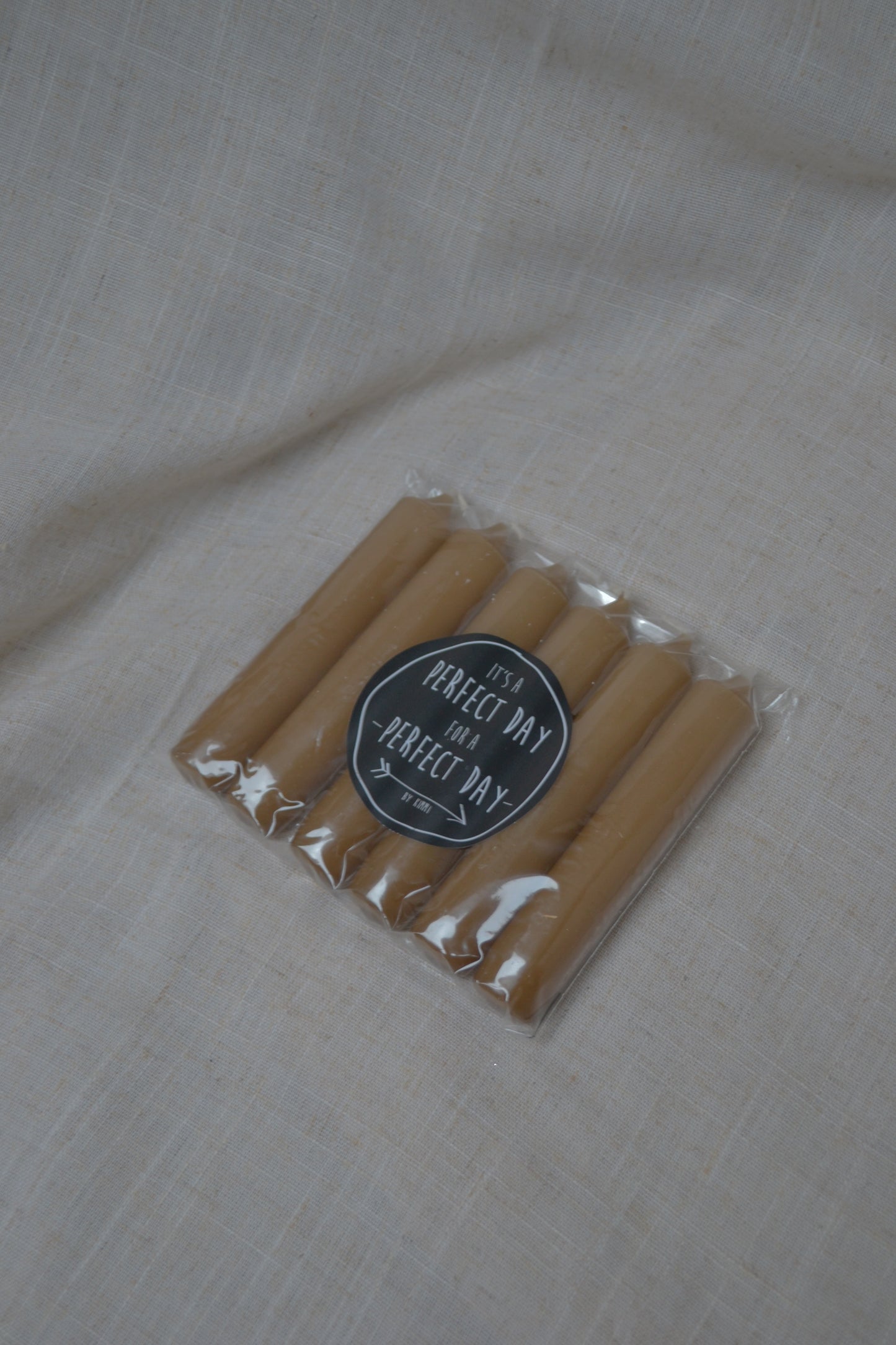 Dinerkaarsjes Camel - set van 6