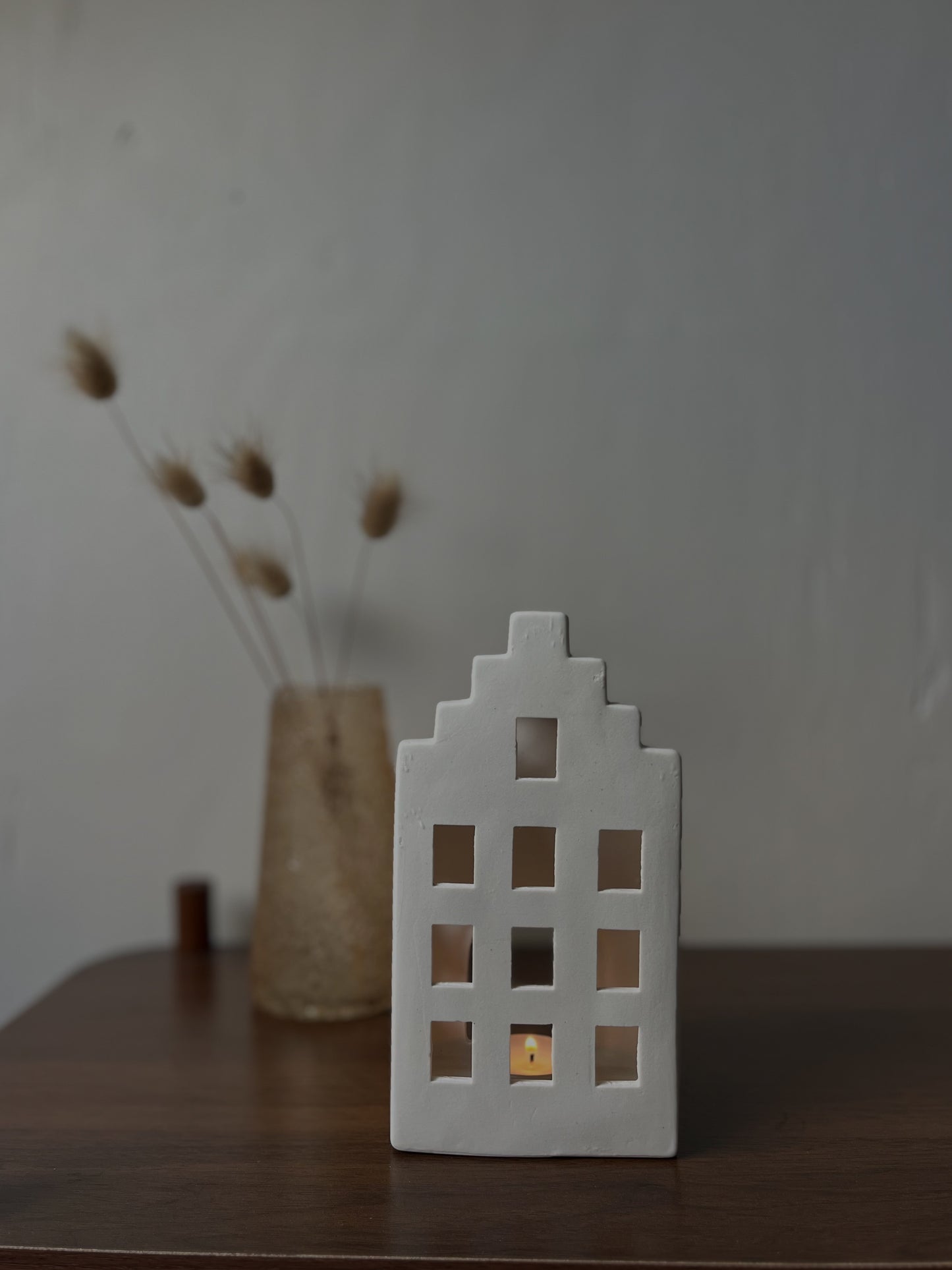 Waxinelichthouder huisje