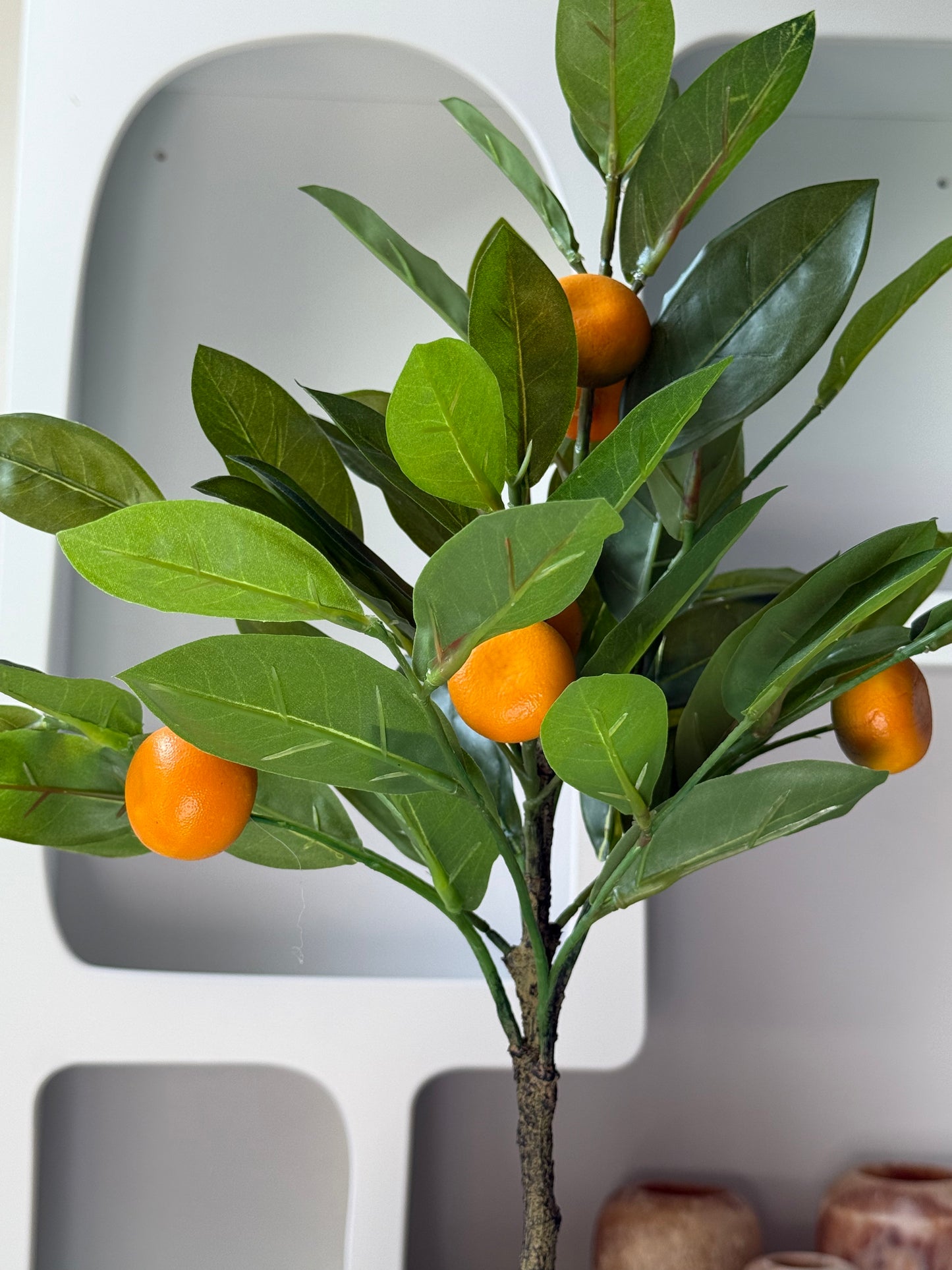 Kunst sinaasappelboompje + Japandi bloempot 🍊