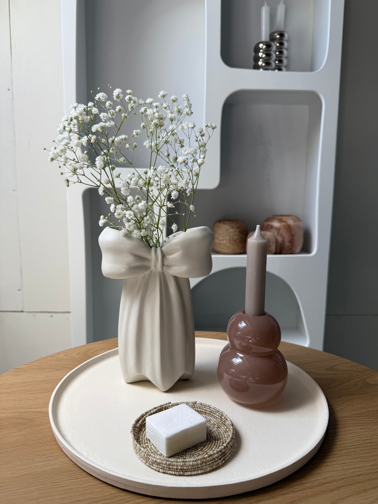 Light & Living schaal crème