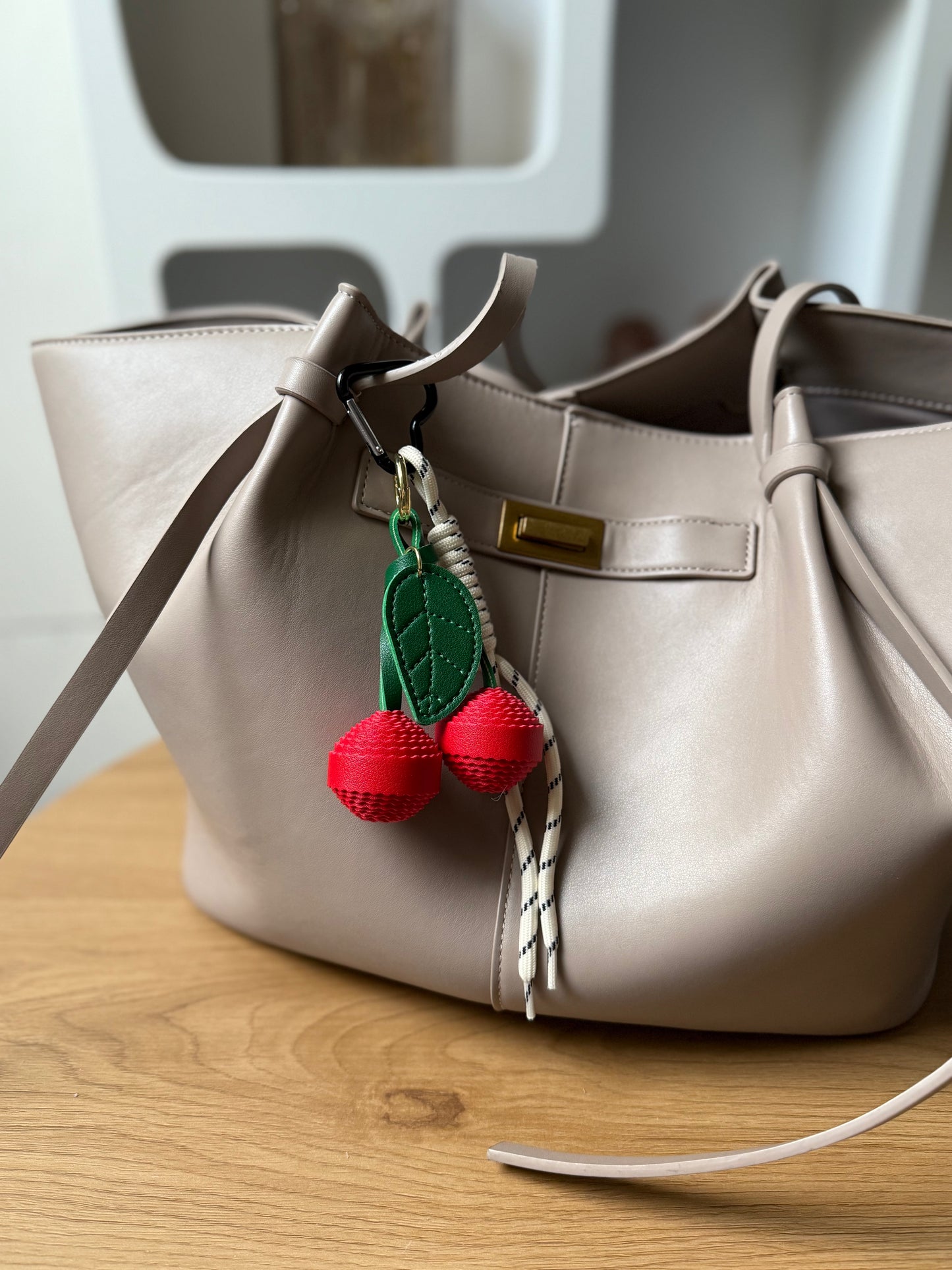 Bag charm - cherry 🍒