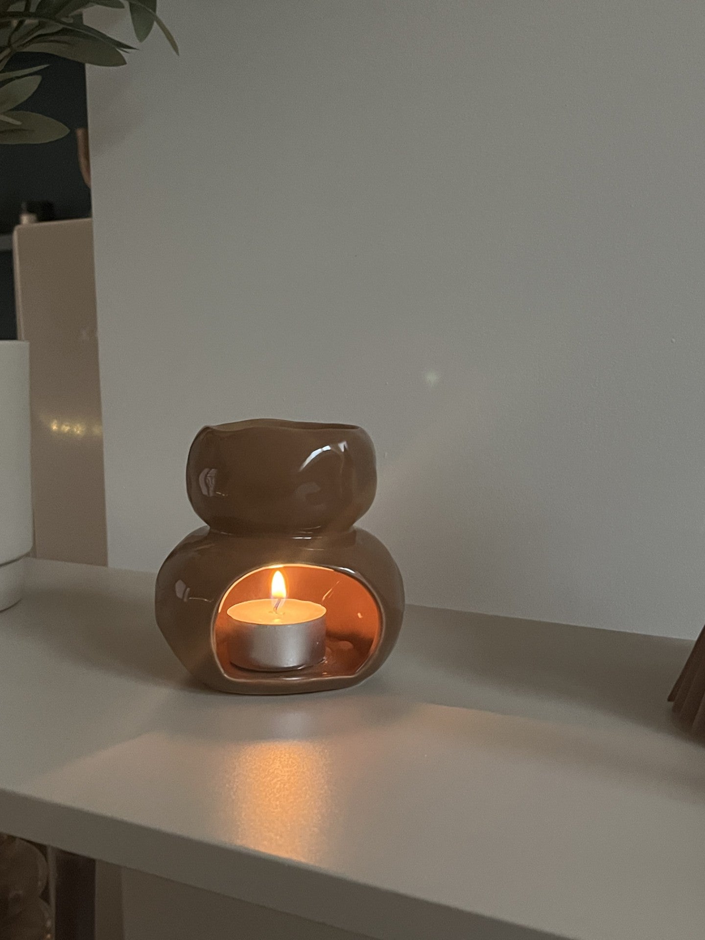 Organische Geurbrander | Klein | Bruin