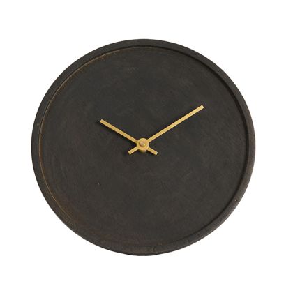 Klok Ø15 cm mango hout - Light & Living