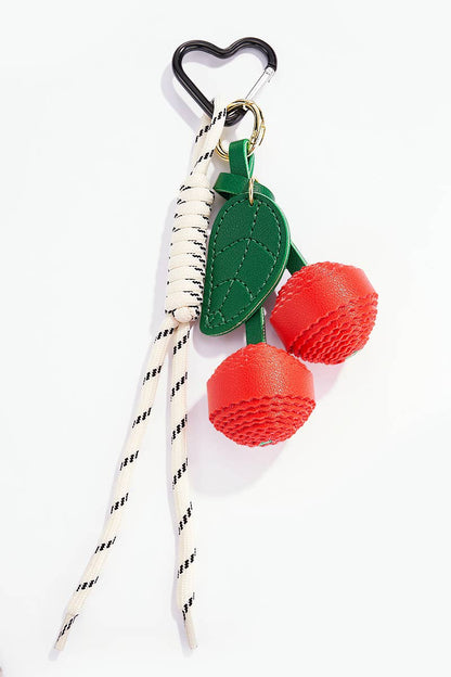 Bag charm - cherry 🍒