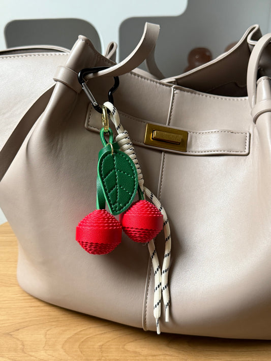 Bag charm - cherry 🍒