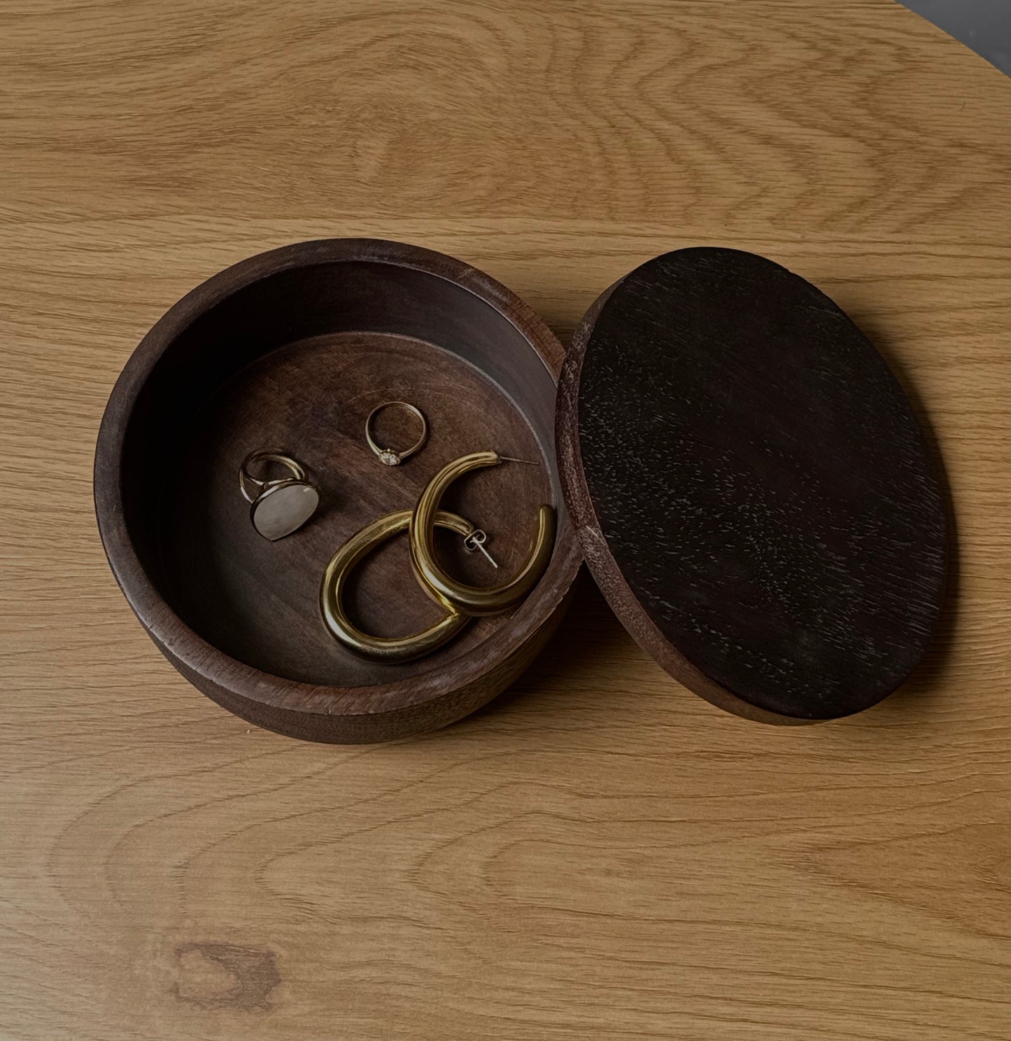 Deco box walnoot hout - Light & Living