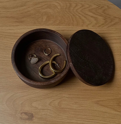 Deco box walnoot hout - Light & Living